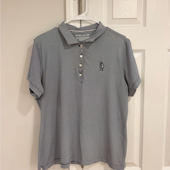 Peter Millar Tops - Peter Millar Gray Polo Shirt